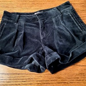 Juicy Couture Velvet shorts Sz 0 NWT